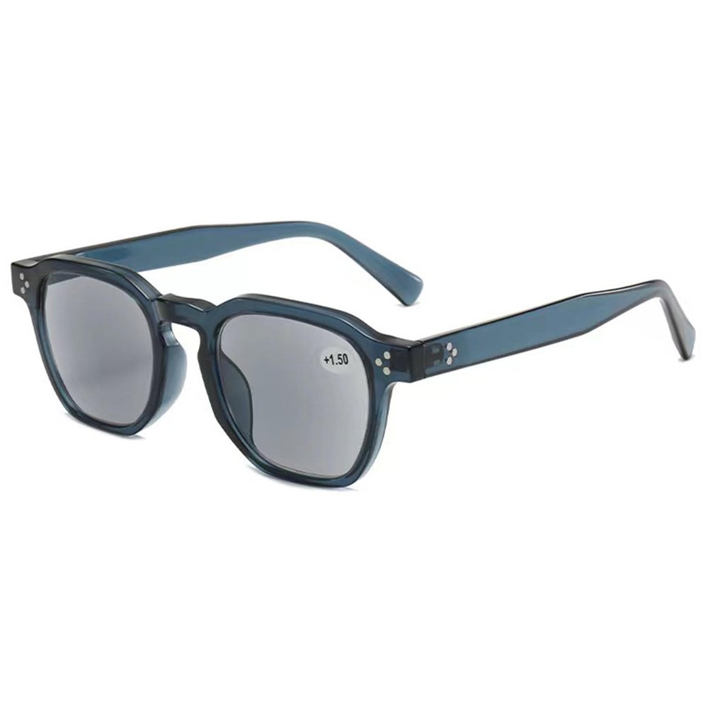 Lanomi Tinted Reading Sunglasses for Women and Men, UV400 Outdoor Readers, Gray/Brown, +1.0