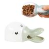 Tuzsocr Pet Food Scoop with Clip, Green Duck-Shaped Plastic Measuring Cup, Dishwasher-Safe view 1