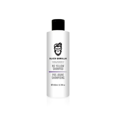 Slick Gorilla No Yellow Silver Shampoo for Blonde and Gray Hair, 200 mL
