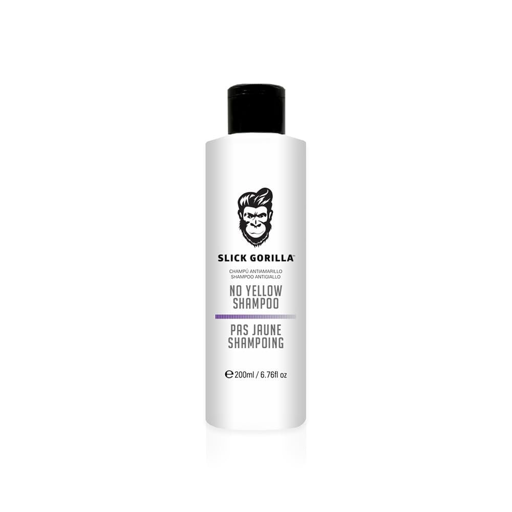 Slick Gorilla No Yellow Silver Shampoo for Blonde and Gray Hair, 200 mL