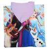Disney Frozen Elsa & Anna Quick-Dry Hooded Bath Poncho for Girls, 55 x 110 cm, Ages 3–6, Turquoise view 2