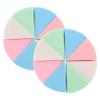 MAGICLULU 8 Sets Latex Makeup Sponge Puffs for Women, Reusable Triangular Makeup Sponges for Blending and Setting view 1