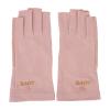UV Protection Fingerless Gloves for Gel Nail Lamps, Pale Pink-Gray view 1