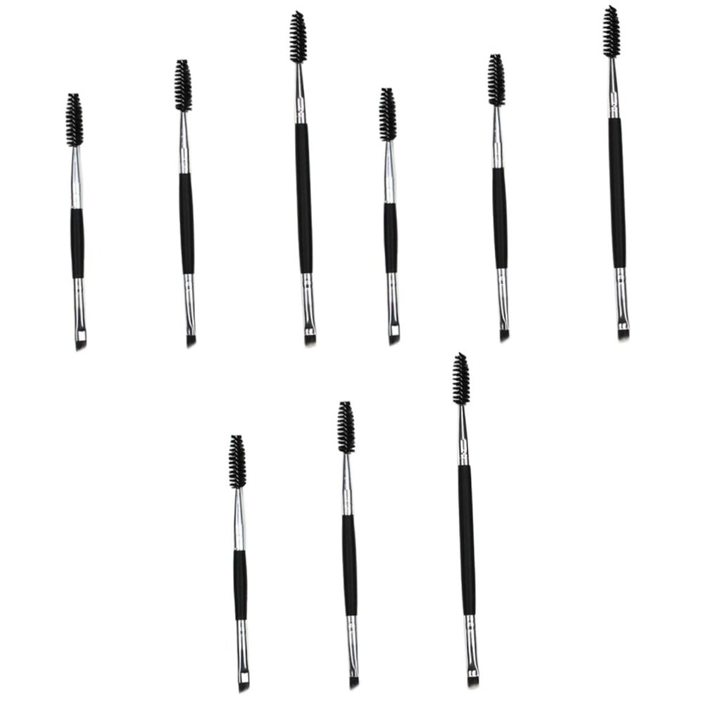 MAGICLULU 3-Piece Makeup Eyebrow Brush Set with Wooden Handles, 3 Sets