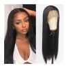 4x4 Pre-Plucked Lace Front Wig, Straight 180% Peruvian Remy Human Hair, 12–30 in, 13x4 Lace Front view 1