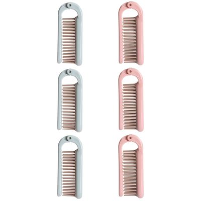 MAGICLULU 6-Piece Hair Styling Comb Set, Fine-Tooth Barber Combs