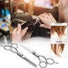 RWRAPS 8-in-1 Hairdressing Scissors Set, Stainless Steel Scissors, Thinning Comb, Hair Clips, Blue/Silver view 2