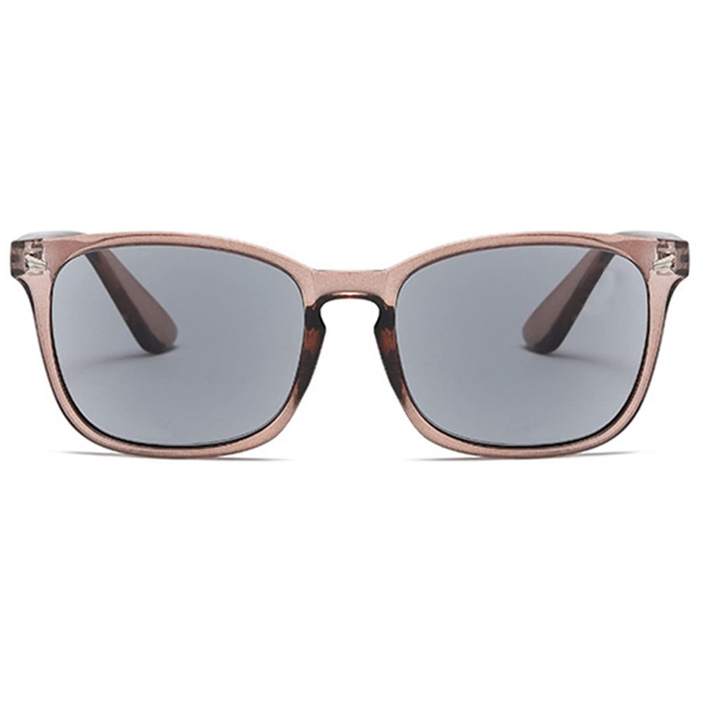 ABETOS Sunglasses Reading Glasses for Women and Men, Tinted Reading Sunglasses with Sun Protection, Retro Classic Readers, Dark Brown, +3.0