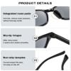 ABETOS Sunglasses Reading Glasses for Women and Men, Tinted Reading Sunglasses with Sun Protection, Retro Classic Readers, Dark Brown, +3.0 view 4