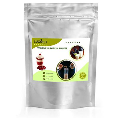 Luxofit Sugar-Free Vegan Protein Powder, Amarena Cherry, 10 kg