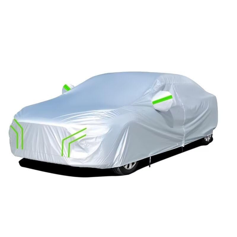 Car Cover for Mazda Xedos 9 2001–2002, UV-Resistant, Waterproof, Windproof, Dustproof and Rainproof (Silver Green)
