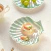 ISCBAFYX Green Cake Stand with Fruit Tray for Living Room Sweets and Afternoon Tea Snacks view 4