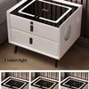 DameCo Simple Smart Nightstand with 23 Drawers, Wireless Charging, Fingerprint Lock, Bluetooth Speaker and USB view 2