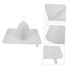FOMIYES Felt Sauna Hat Set, Water-Absorbent, Breathable, White view 3