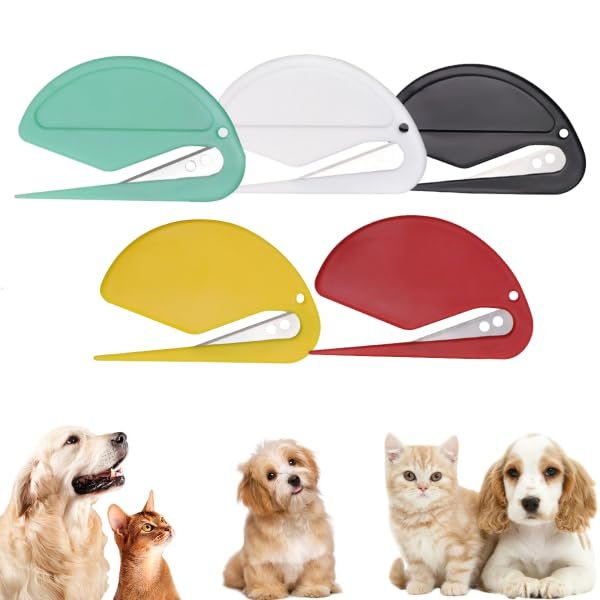 Cat Dematting Comb, Pet Knotting Tool (5PCS)