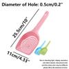 Cat Litter Scoop, 3 Pack, Small, Plastic, Ergonomic Handle, Pink view 2