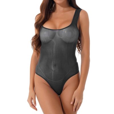 WILLBEST Women's Sexy Lingerie Set, Breathable Underwear, Babydoll Mini Dress, Non-Push-Up Sports Bra, Fishnet Stockings, Bra Pads, Whip and Garter Straps
