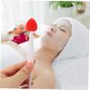 MAGICLULU 4 Sets Double-Sided Silicone Nose and Lip Exfoliating Brushes, Portable Facial Cleansing Tool, 6 Pieces × 4 view 4