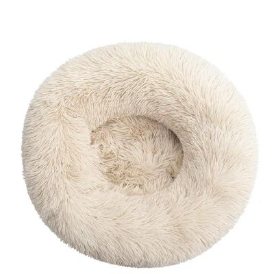 YJHLY Dog Bed, Cozy Donut Cuddle Bed, Round, Ultra-Soft, Washable