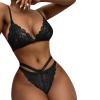 WILLBEST Women's Sexy Lingerie Set with Latex Shapewear Camisole, Pink Bustier with Removable Pads and Blue Garter view 2