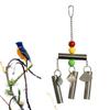VANZACK Stainless Steel Parrot Toy with Bell and Squirrel Toy view 1