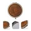 MAGICLULU 3-Piece Vintage Double-Sided Folding Compact Makeup Mirror view 2