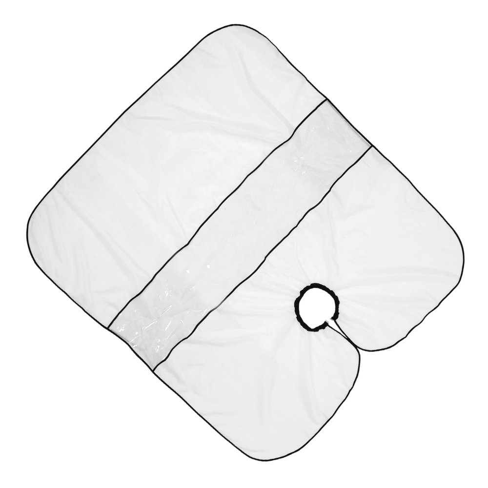 Beavorty Haircut Cape for Hairdressers, Polyester Salon Cape with Viewing Window, Adjustable and Easy to Clean