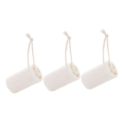 Mikinona 3-Piece Natural Loofah Sponges for Dishwashing