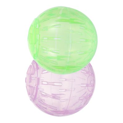 CIYODO Hamster Exercise Balls, 10 cm, 2-Pack, Transparent Plastic