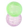 CIYODO Hamster Exercise Balls, 10 cm, 2-Pack, Transparent Plastic view 1