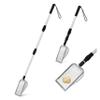 CIYODO 2-Piece Cat Litter Scoops with Extendable Stainless Steel Handles view 1
