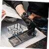 3-Piece Stainless Steel Nail Art Crystal Cups with Lids view 2