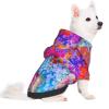 Watercolor Elephants and Flowers Dog Hoodie for Puppies, Kittens, Small and Medium Dogs, and Cats view 2