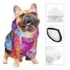 Watercolor Elephants and Flowers Dog Hoodie for Puppies, Kittens, Small and Medium Dogs, and Cats view 3