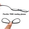 Becool fish Ultra-Light Reading Glasses for Women and Men, Flexible Blue-Light-Blocking Computer Readers, Anti-Eye-Strain Glasses (Pink, 3.5x) view 2