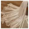 Xisnuient Chiffon Round Hanging Bed Canopy Mosquito Net, Pink, for 1.5 m (5 ft) Bed view 2