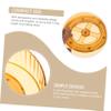 TEHAUX Rotating PET Organizer Shelf with Transparent Design view 3