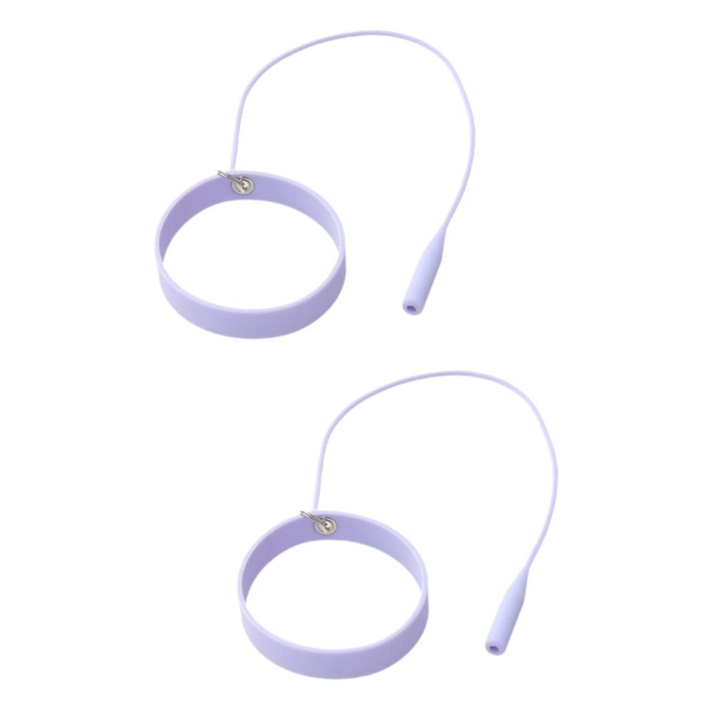 MAGICLULU 2-Piece Ergonomic Silicone Eyelash Tweezer Wristbands