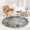 ZLWEI Round Rug and Chair Mat, Non-Slip Floor Decor Mat for Living Room, 80–200 cm Diameter view 1