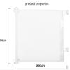 Retractable Stair Gate, 0–300 cm, Gray view 2