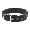 kiskick Durable Pet Collar, Adjustable Nylon, Black, Size L view 1
