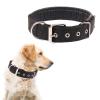 kiskick Durable Pet Collar, Adjustable Nylon, Black, Size L view 3