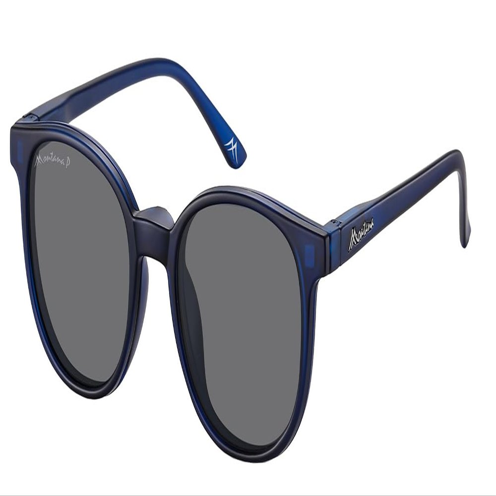 Paule & Knopf Classic Reading Glasses MRC-2, Blue, with Sun Clip, +1.50 D