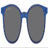 Paule & Knopf Classic Reading Glasses MRC-2, Blue, with Sun Clip, +1.50 D view 3
