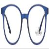 Paule & Knopf Classic Reading Glasses MRC-2, Blue, with Sun Clip, +1.50 D view 4