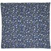 Cherry Pit Pillow 19 x 19 cm, Blue Organic Floral Fabric view 2