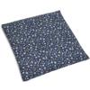 Cherry Pit Pillow 19 x 19 cm, Blue Organic Floral Fabric view 3