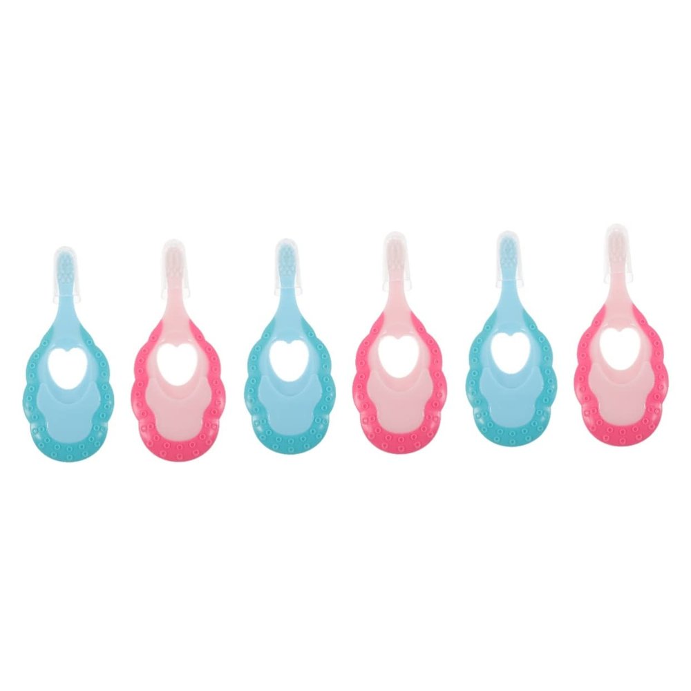 Beavorty 6-Piece Children's Toothbrushes, Soft Bristles, Ergonomic Design