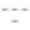 MAGICLULU 4-Piece Starfish Side Hair Combs, Rhinestone Bridal Wedding Hair Accessories view 1