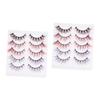 MAGICLULU 2 Sets Halloween Fluffy False Eyelashes for Women, Reusable Strip Lashes for Cosplay Festivals, 5 Pairs × 2 view 1